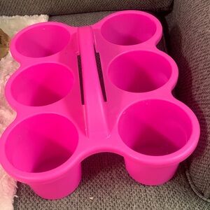Pink Silicone Muffin Tray